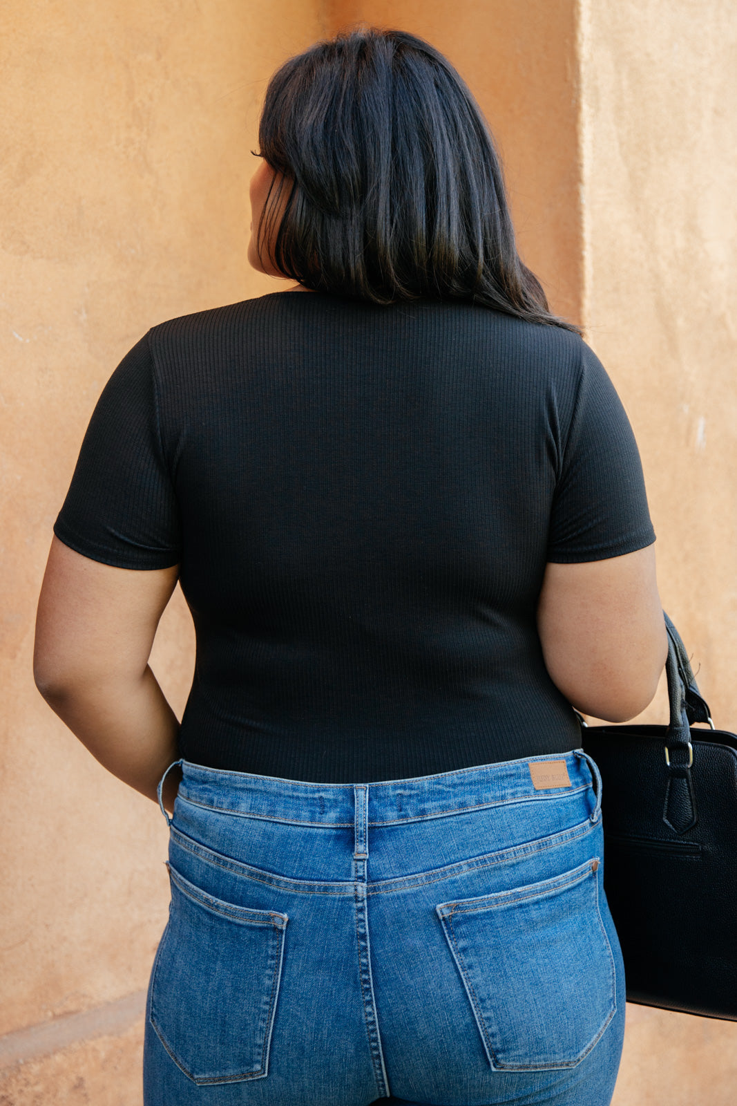 Perfect Tuck Bodysuit in Black