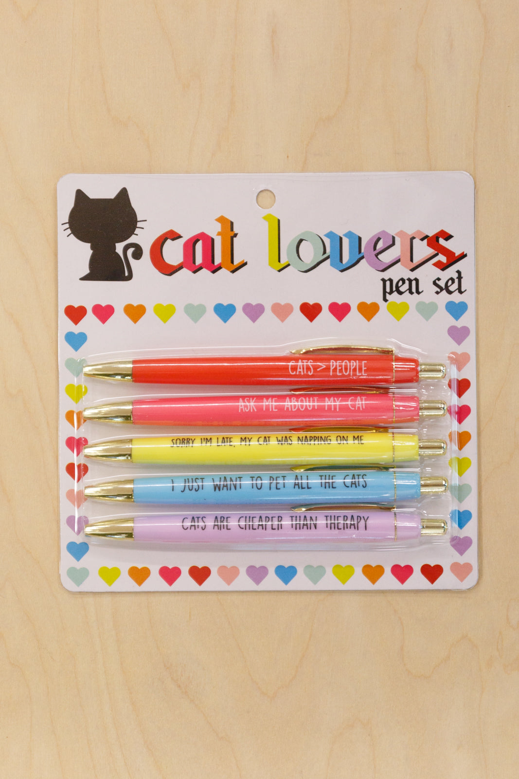 Cat Lovers Pen Set