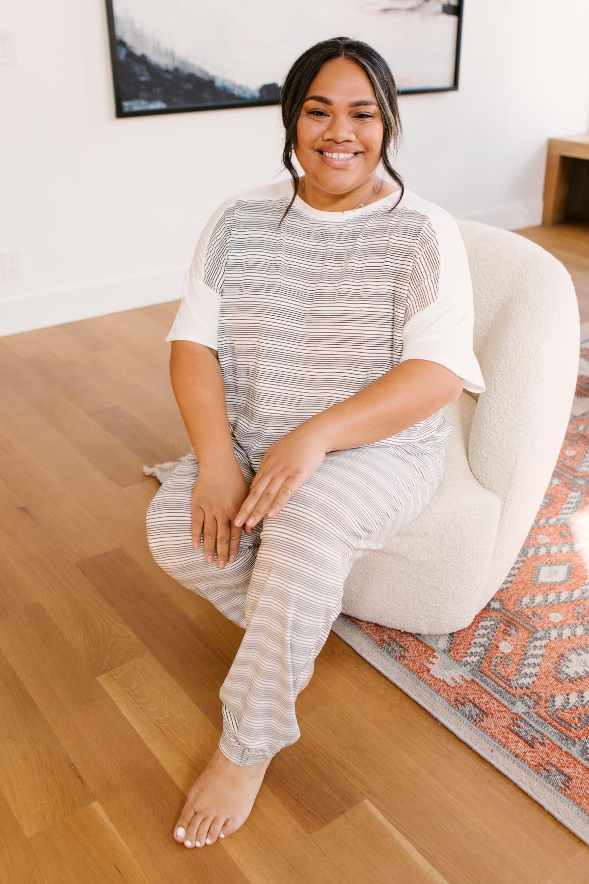 Cozy In Stripes Top