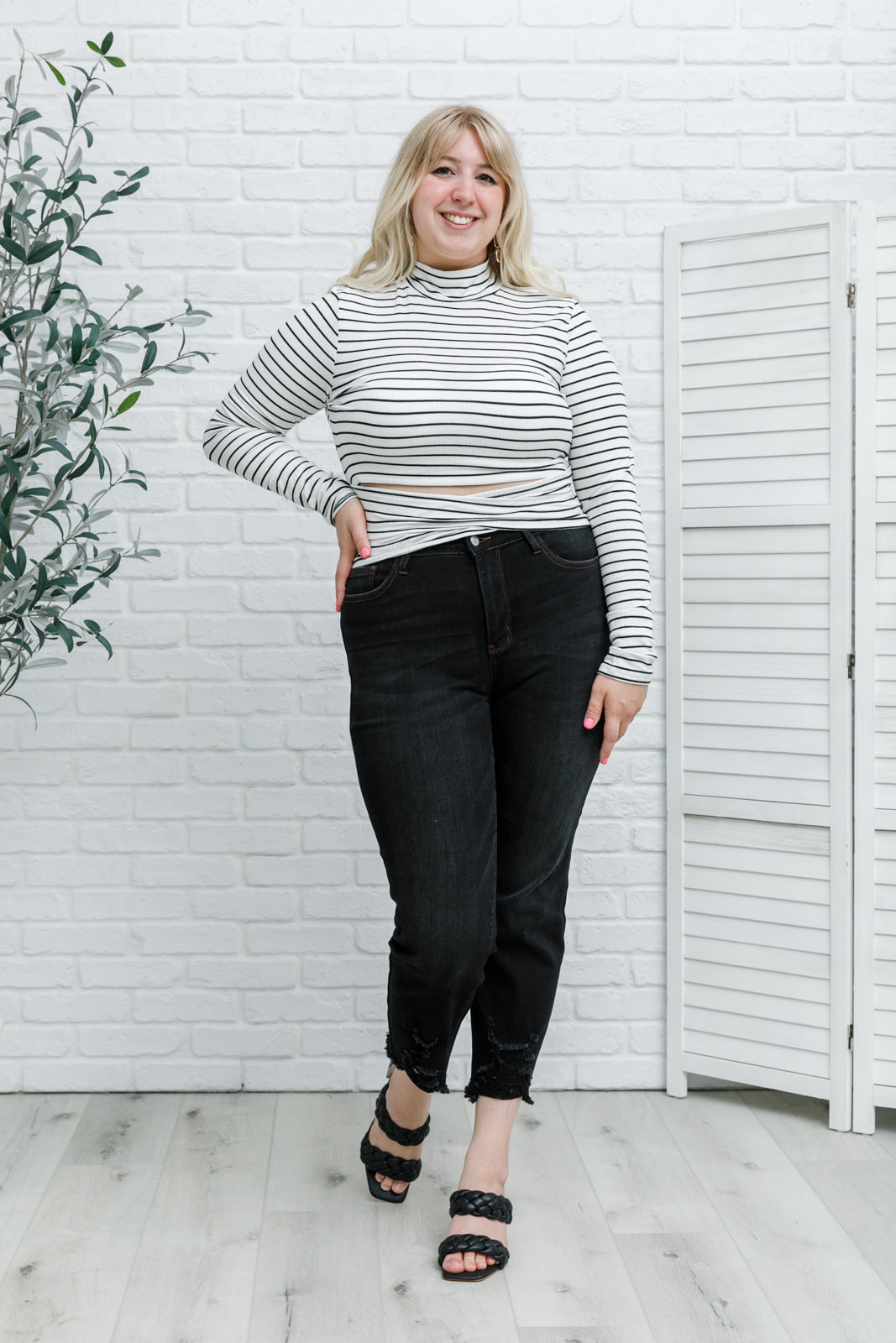 Crossroads Striped Top