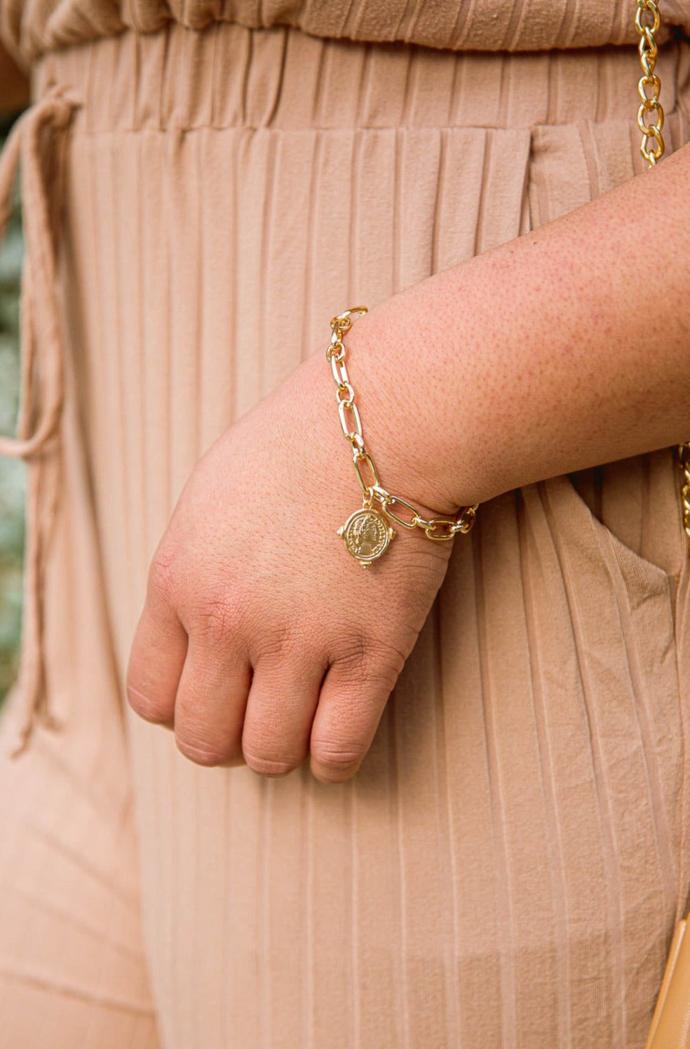 Antique Coin Bracelet