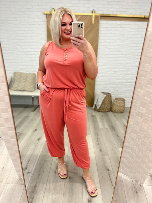 Relaxing Weekend Sleeveless Jumpsuit