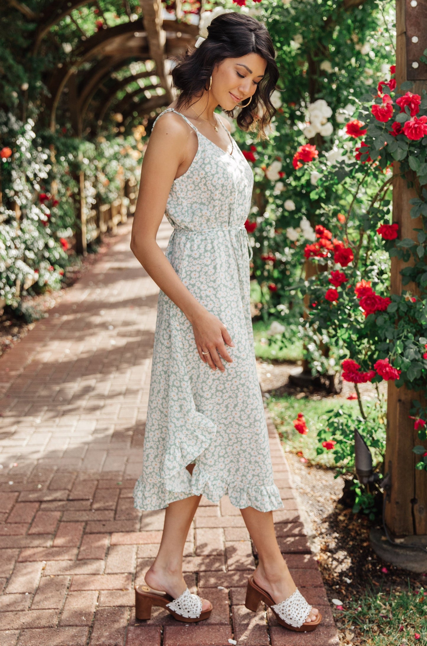 Daisy Mint Day Dress