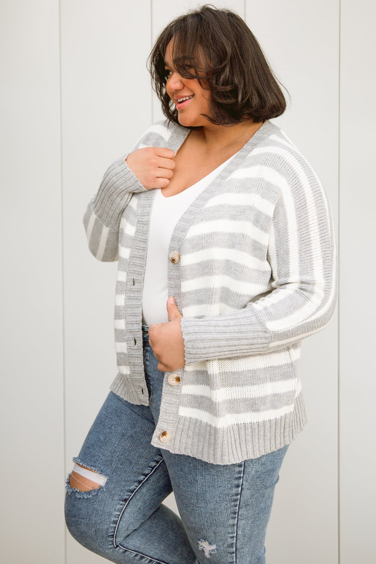 Elle Modern Classic Knit Cardigan