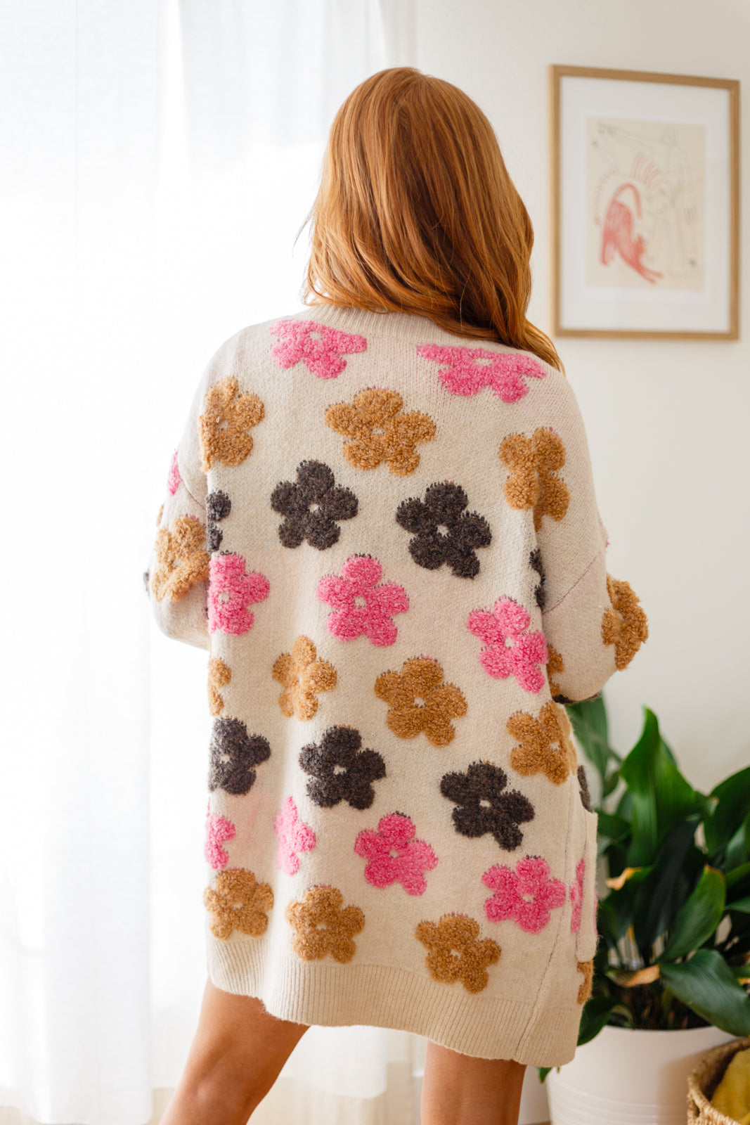 Garden Box Flower Cardigan