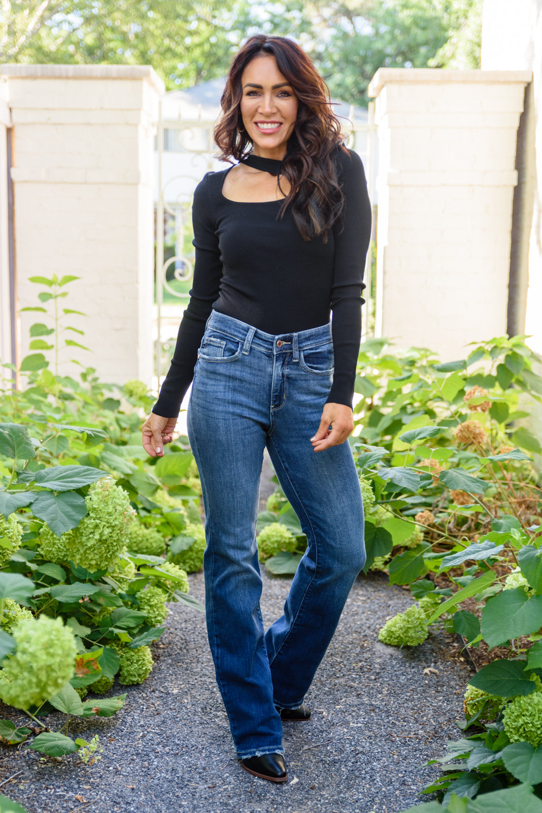 Ivy High Waisted Bootcut Medium Wash Jeans