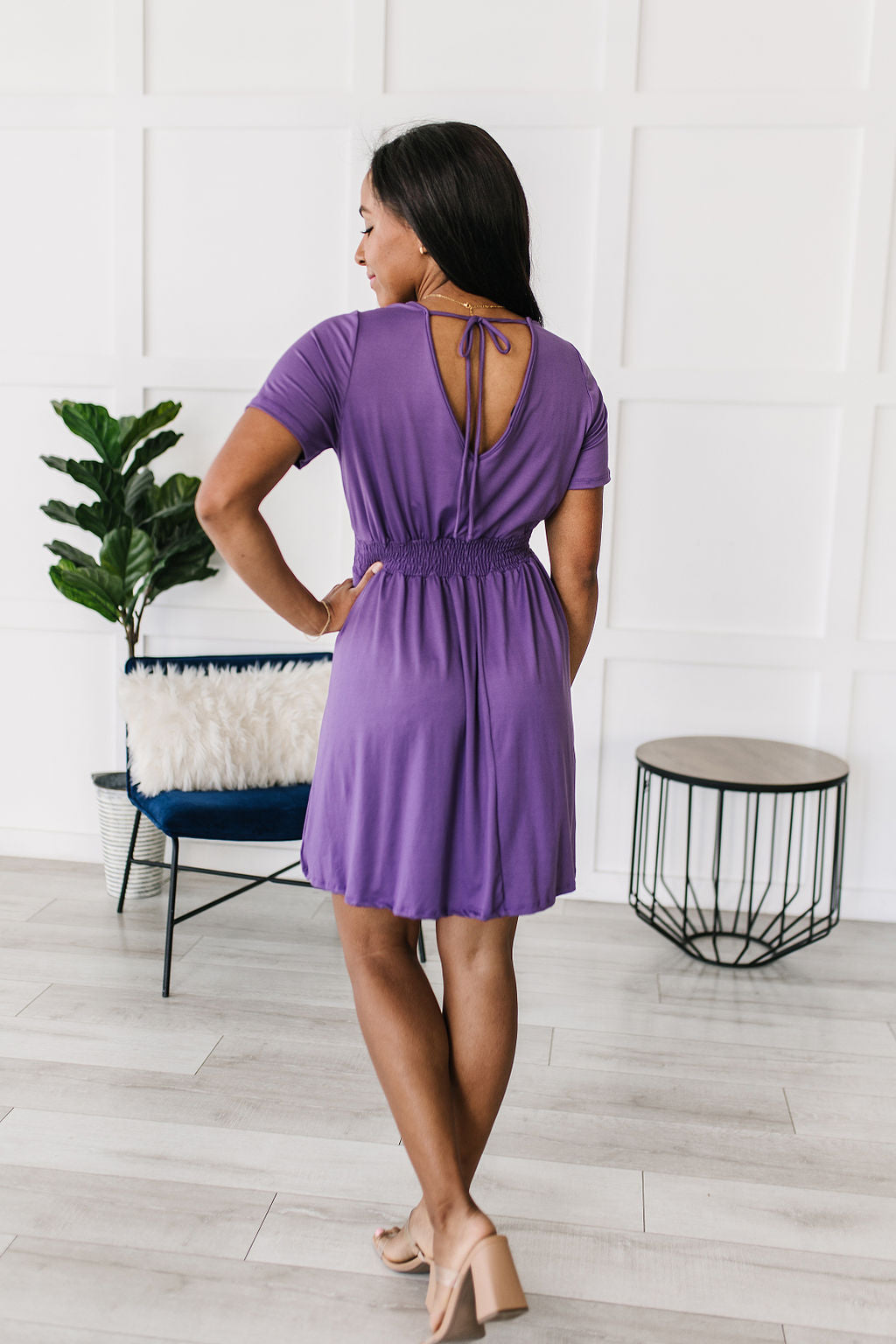 Miss Independent V-Neck Dress