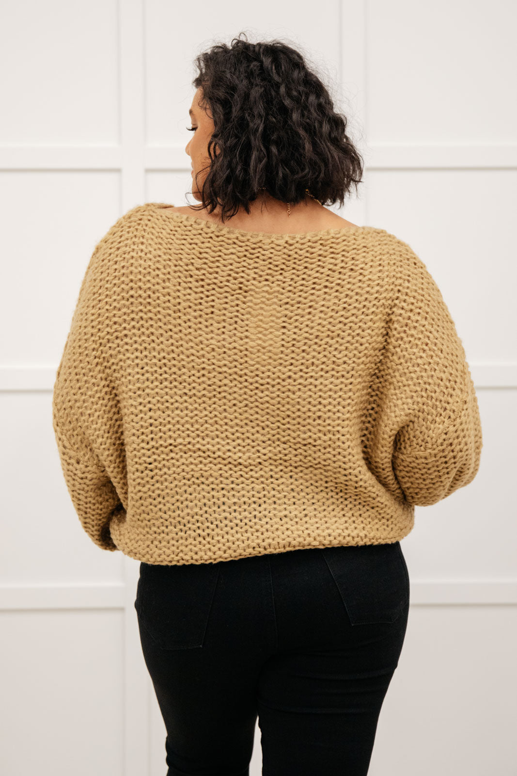 Natural Beauty Knit Sweater in Taupe