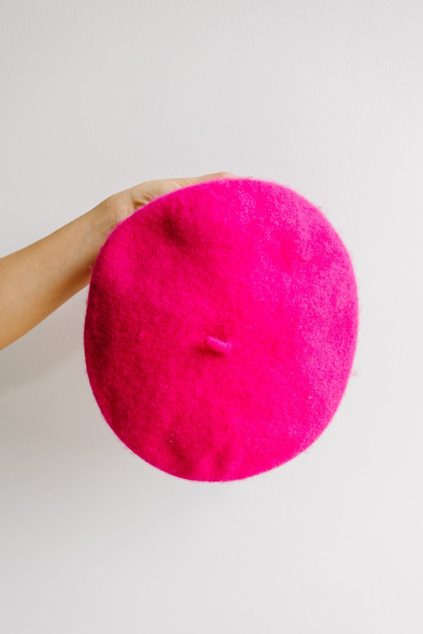 Ooh La La Beret in Hot Pink