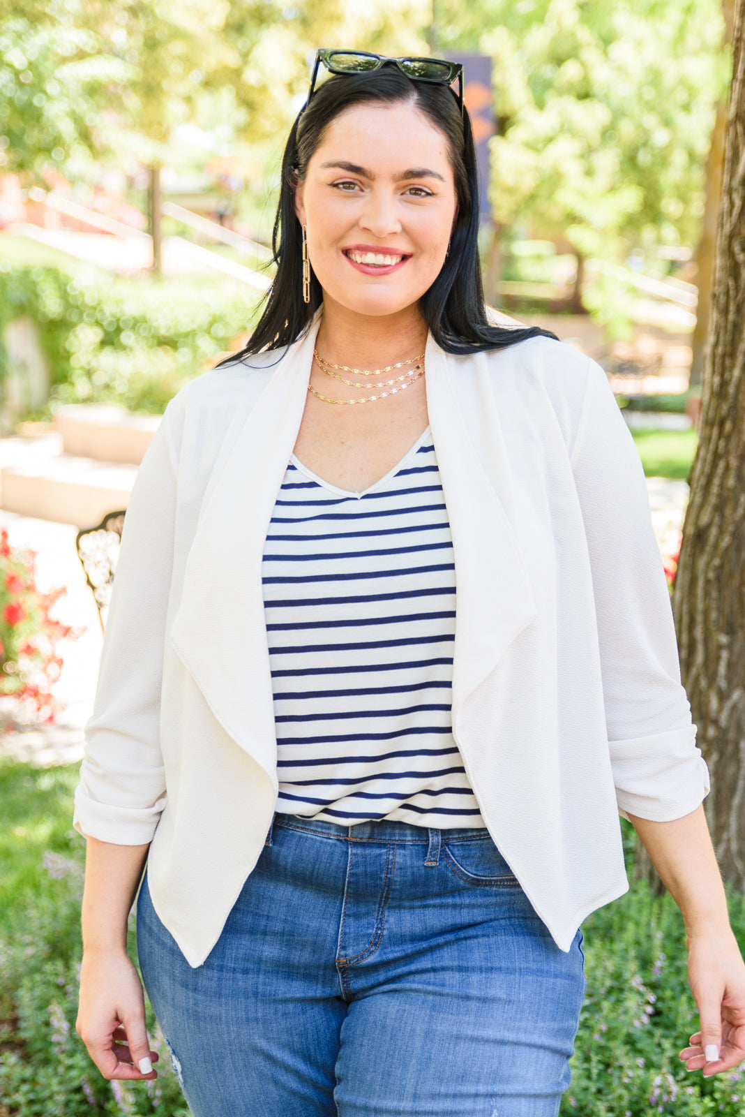 Ordinary Fun Blazer In Off White