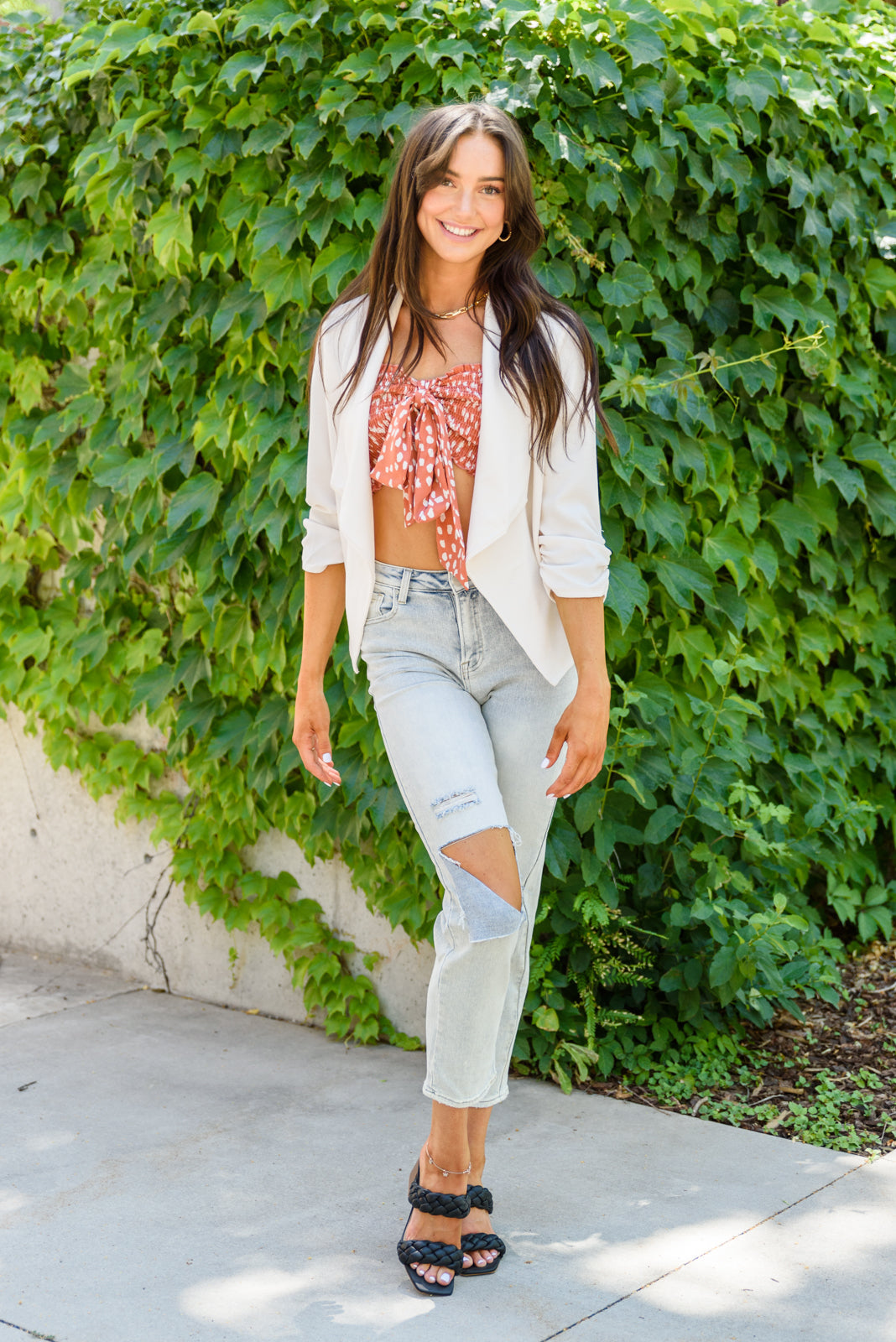 Ordinary Fun Blazer In Off White