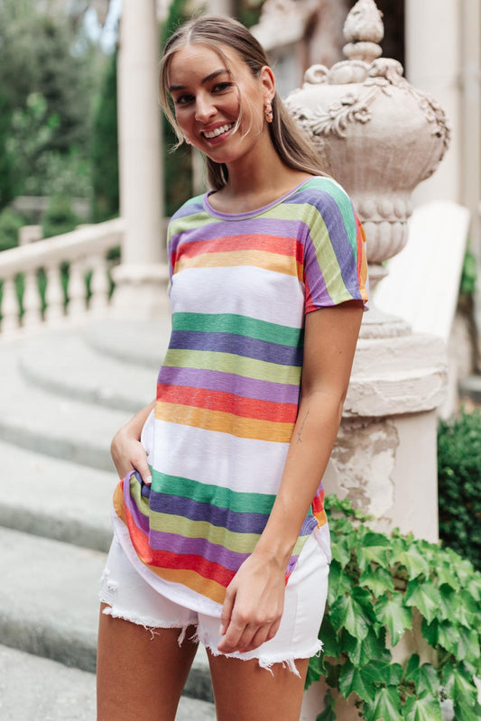 Retro Stripes Top