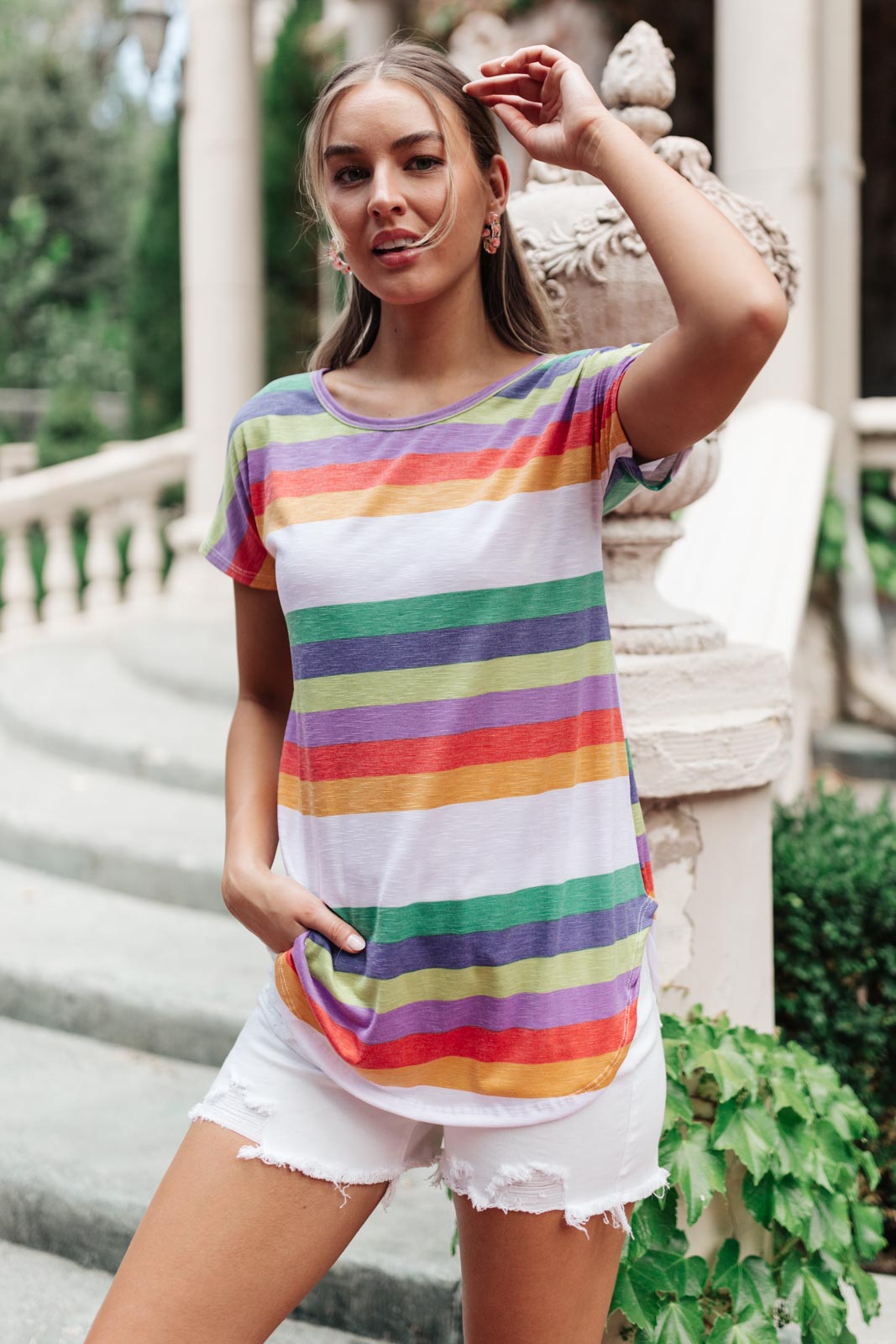 Retro Stripes Top