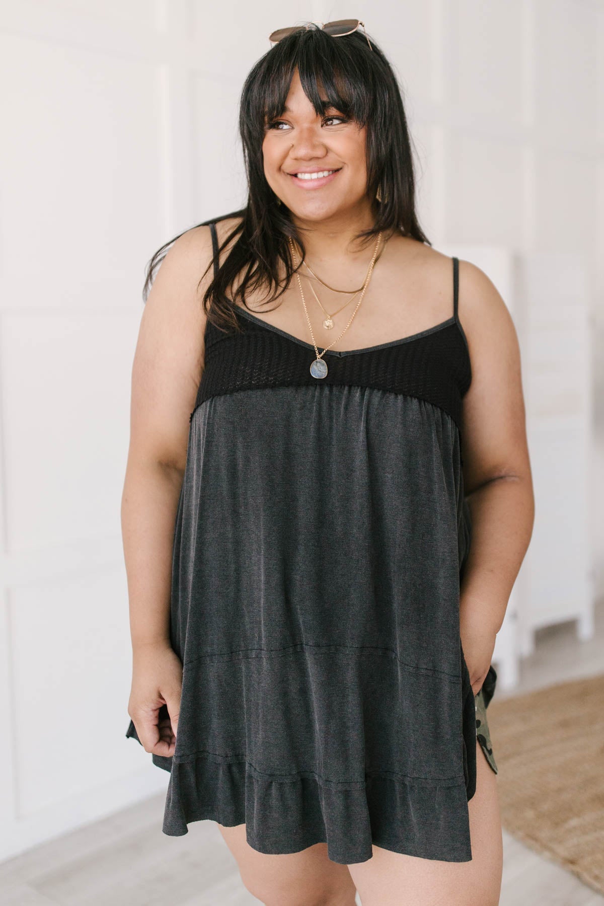 Seaside Dreams Tunic in Black