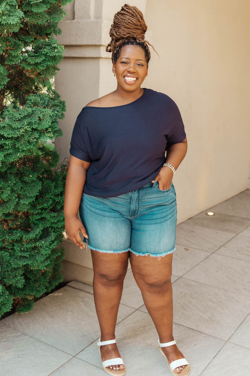 Sightseeing Top in Navy