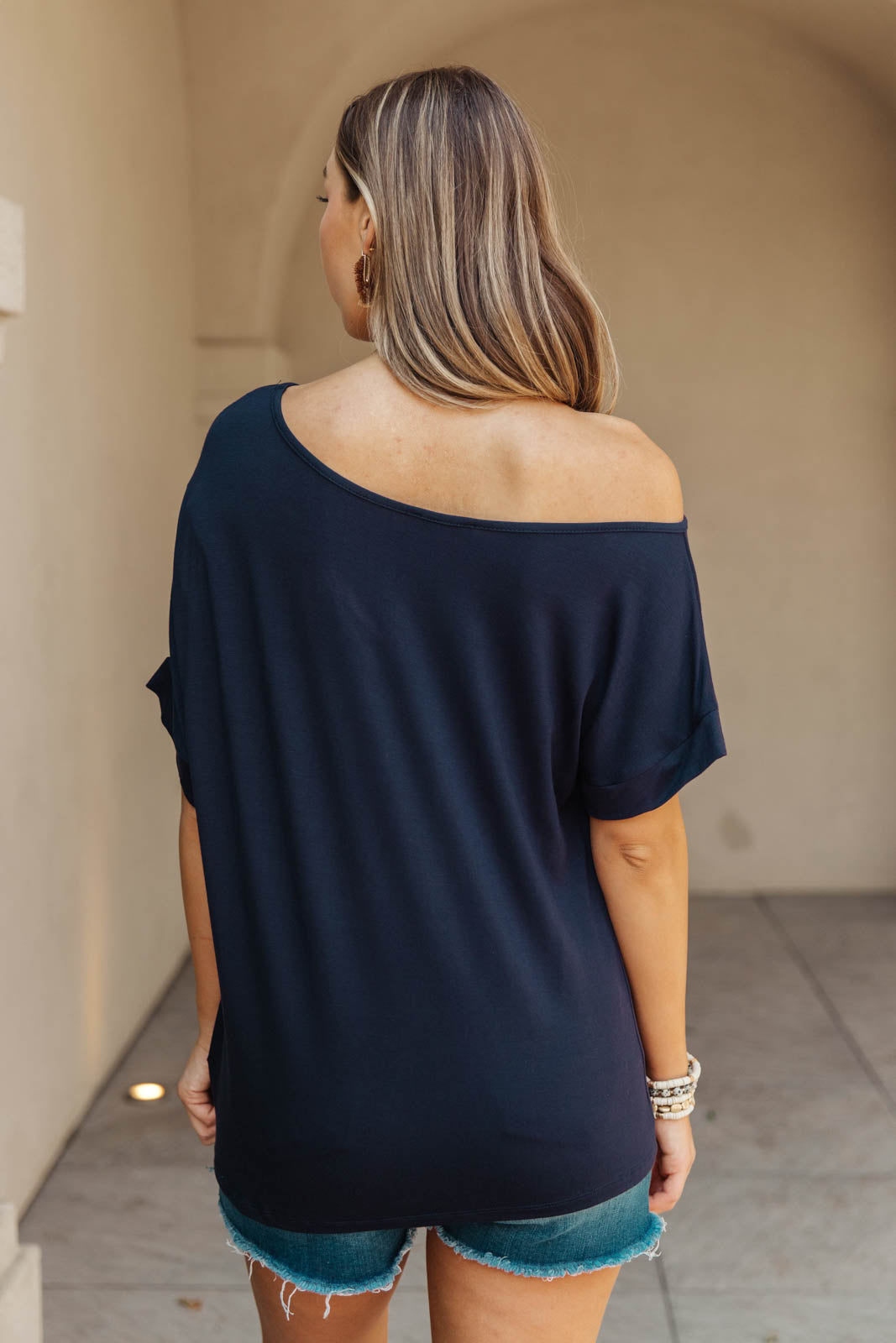 Sightseeing Top in Navy