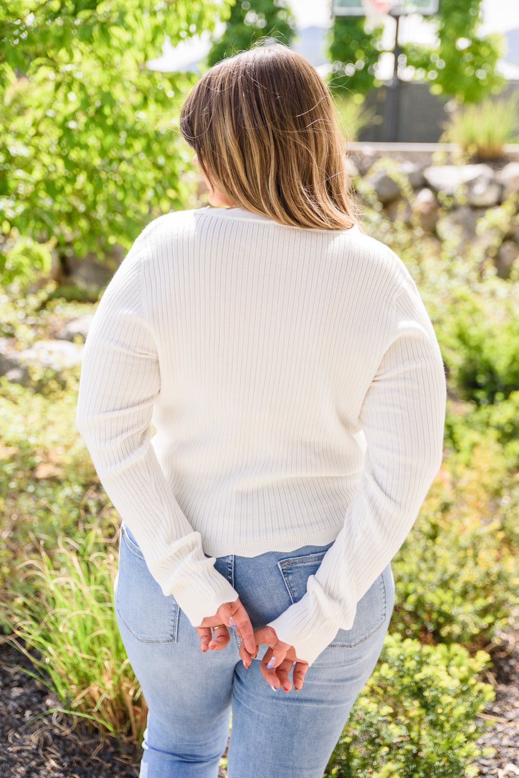 Softness Scalloped Cardigan