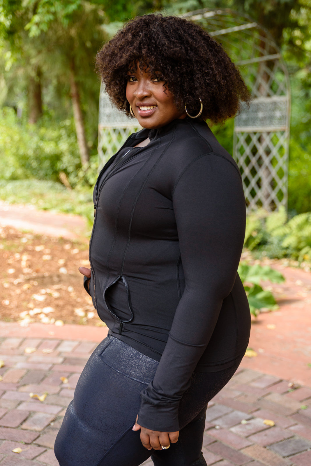 Staying Swift Activewear Jacket In Black