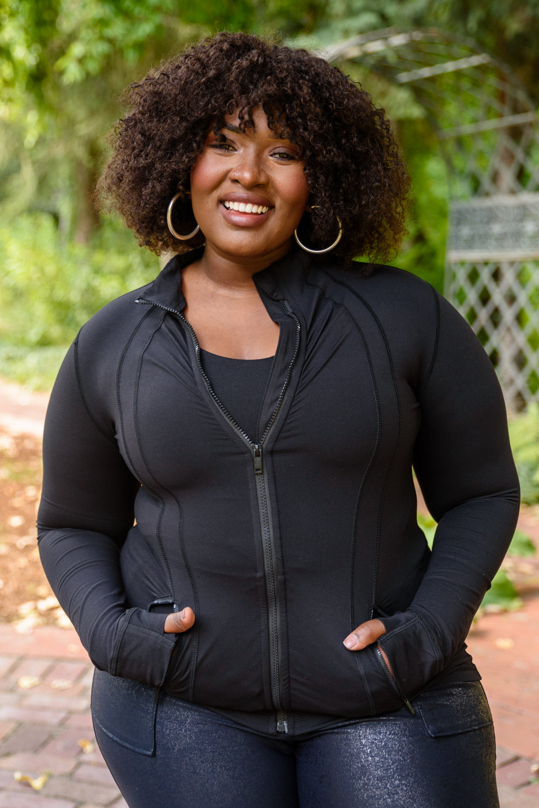 Staying Swift Activewear Jacket In Black