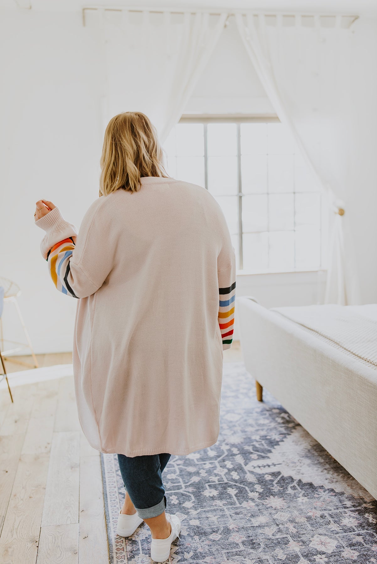 Struck Gold Rainbow Sleeve Cardigan