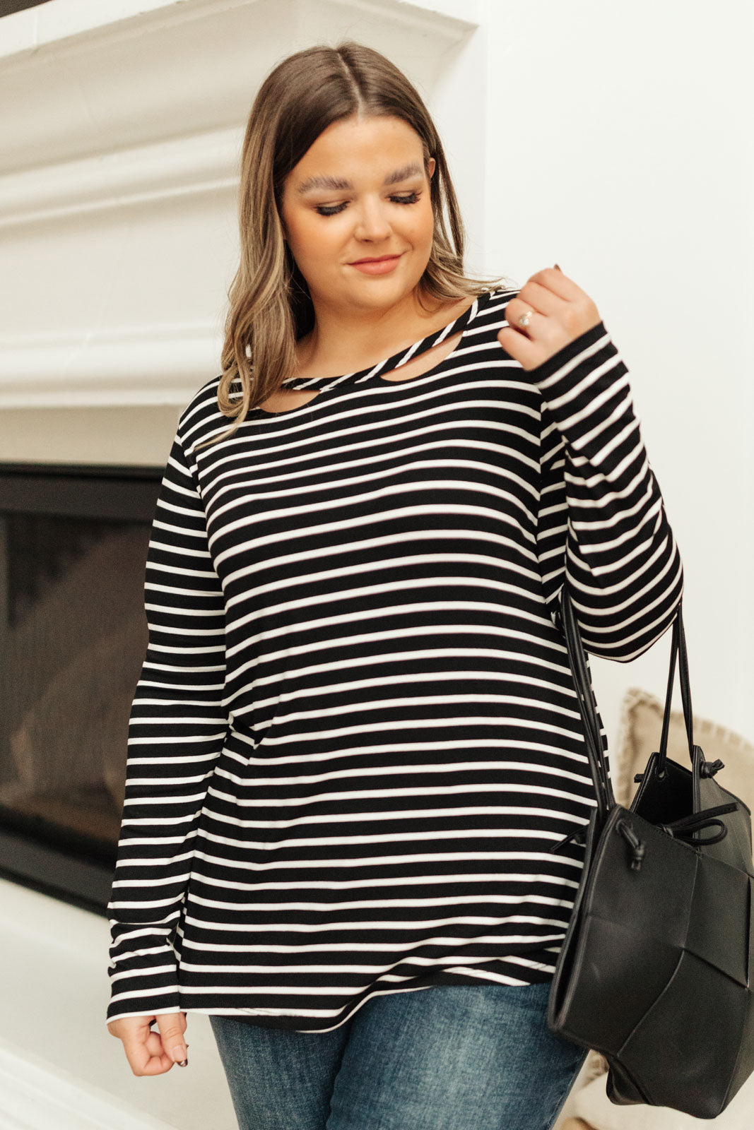 Thriving In Stripes Top