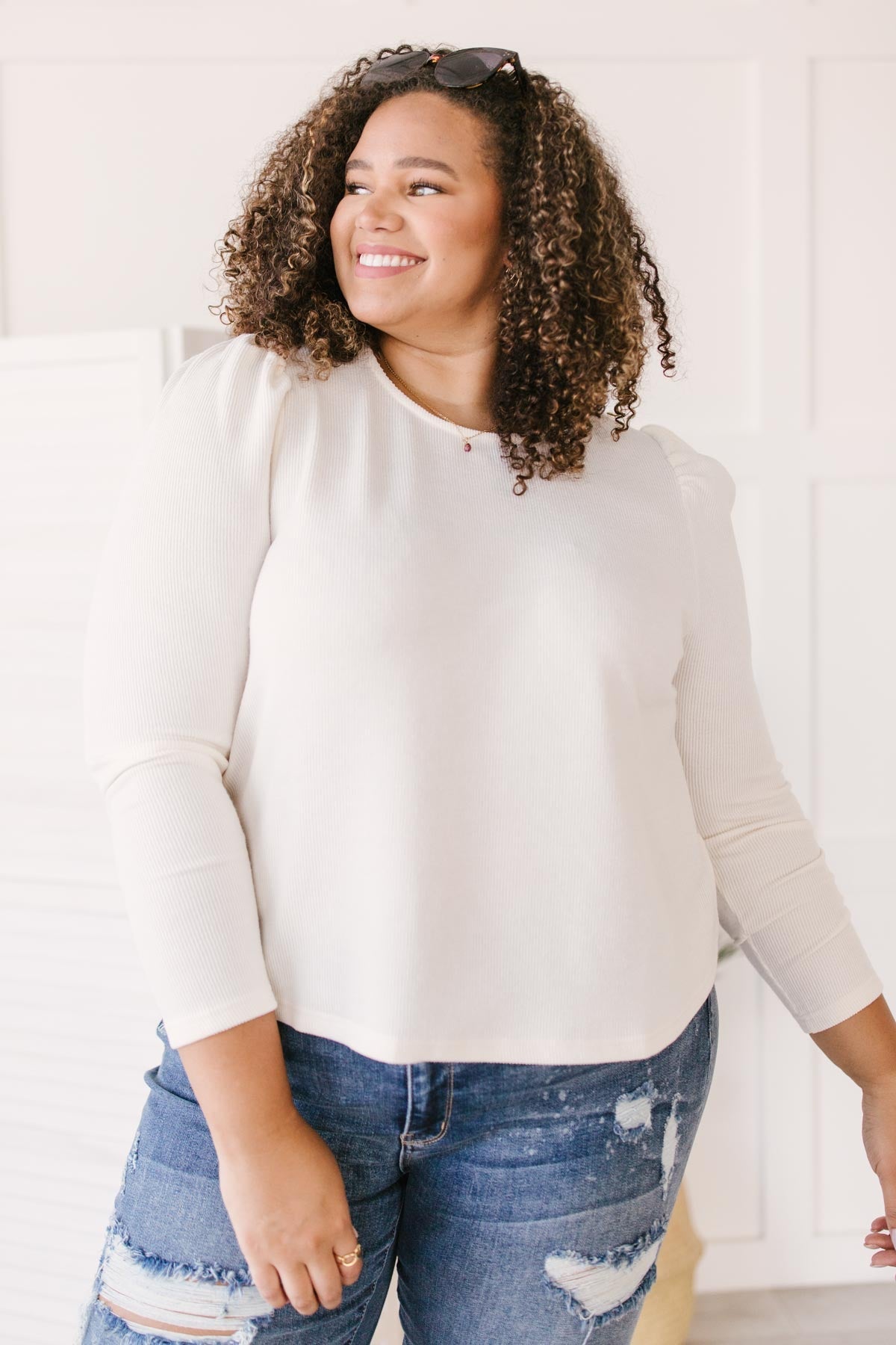 Very Pretty Top in Ivory