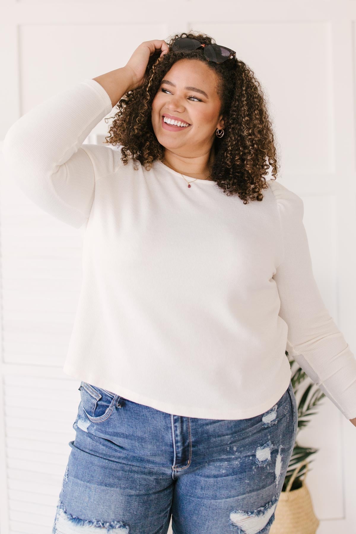 Very Pretty Top in Ivory