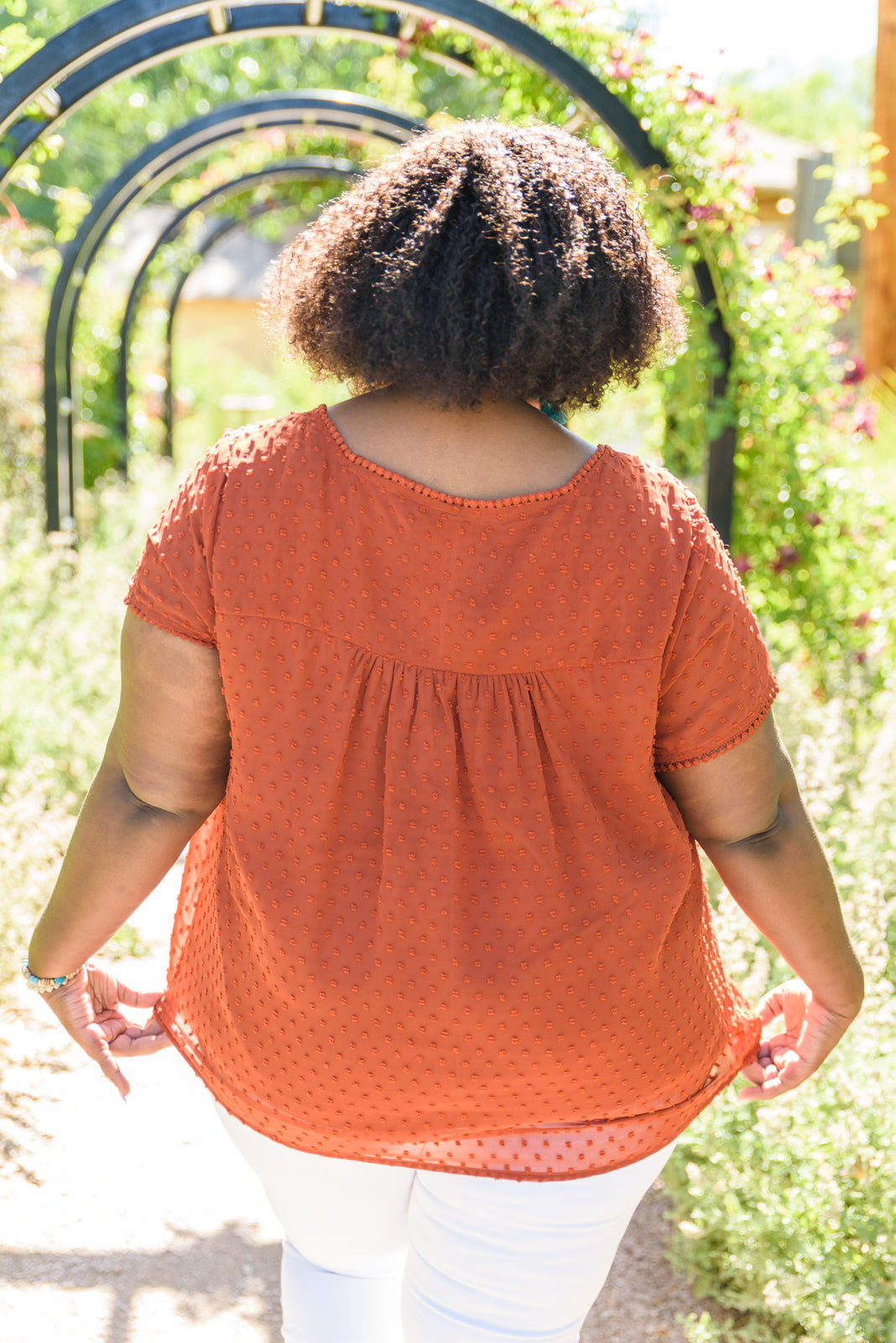 Wander The Town Embroidered Top