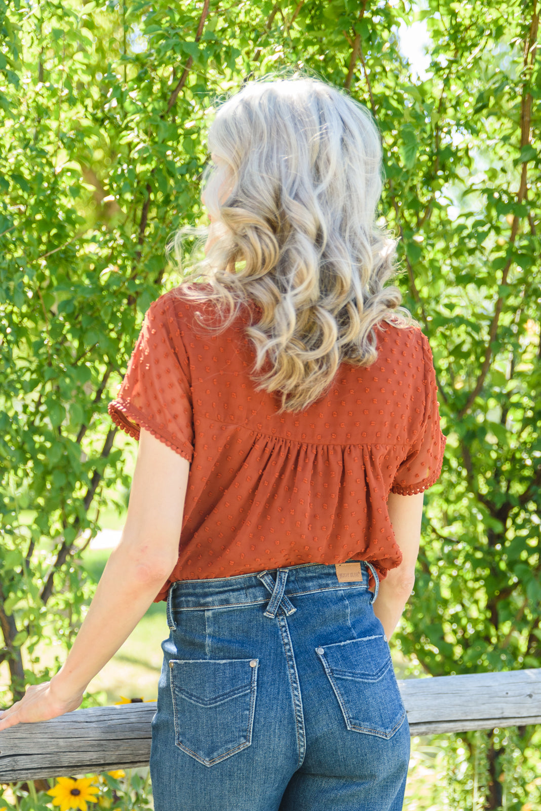 Wander The Town Embroidered Top