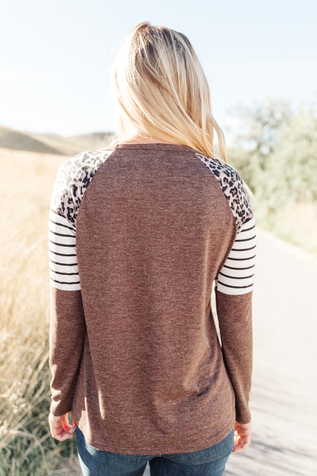 Wild One Top in Brown